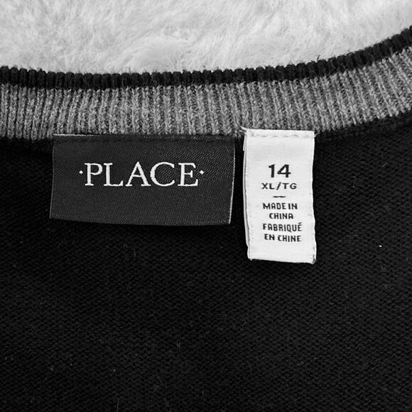 Children’s Place Boys Black V-Neck Sweater - Picture 5 of 5